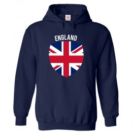 England Football Fan Union Jack Design Kids & Adults Hoodie